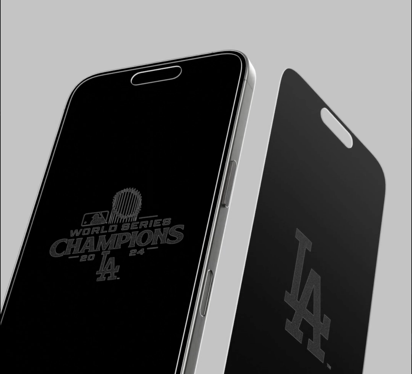 Los Angeles Dodgers World Series Championship BUNDLE (2) Privacy Screen Protectors
