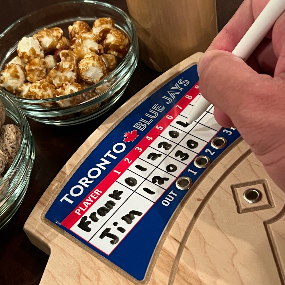 Toronto Blue Jays Baseball Board Game with Dice