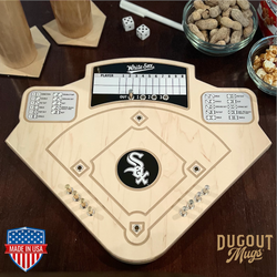 Chicago White Sox Baseball Board Game with Dice