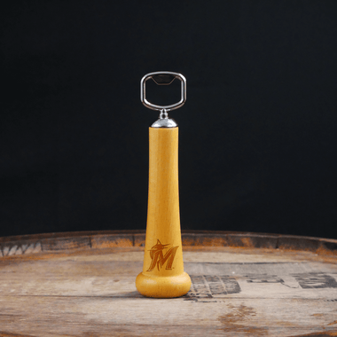 Miami Marlins "M" Season Opener™ | Baseball Bat Handle Bottle Opener