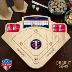 Minnesota Twins Baseball Board Game with Dice