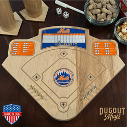 New York Mets Baseball Board Game with Dice