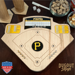 Pittsburgh Pirates Baseball Board Game with Dice