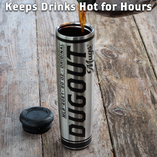 "Baseball Dad" Metal Baseball Bat Mug | Dugout Mugs®