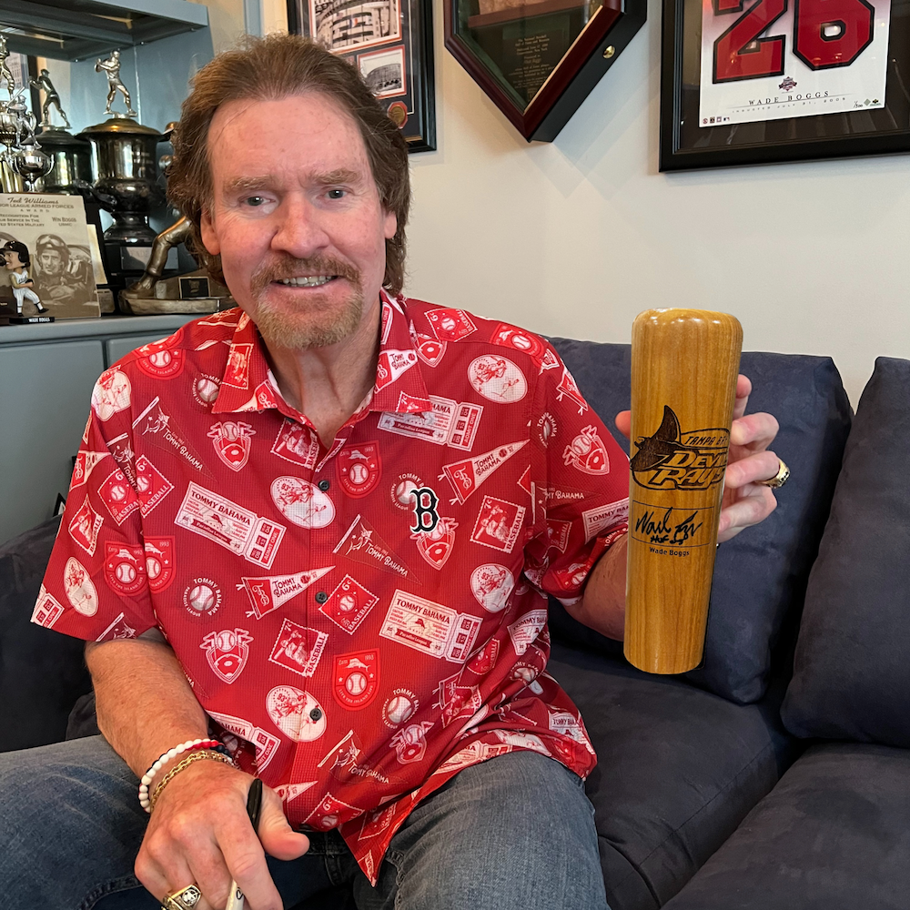 Wade Boggs AUTOGRAPHED Rays Mugs | Dugout Mugs®