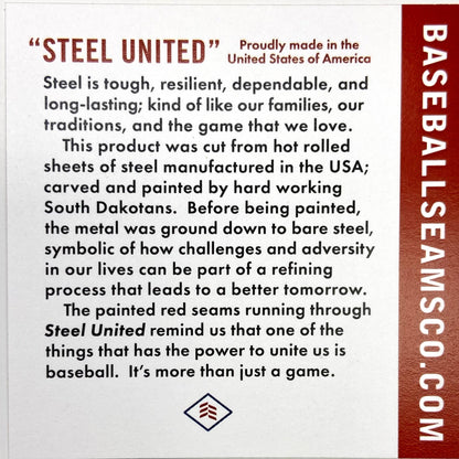“STEEL UNITED" Christmas Ornament