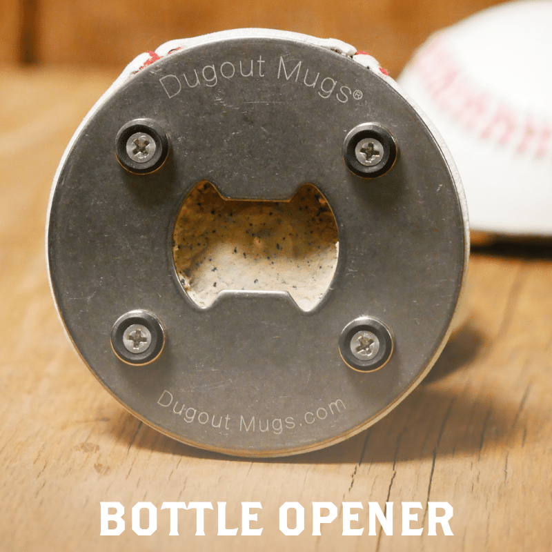 Old Glory "Cutter" - Half Baseball Bottle Opener