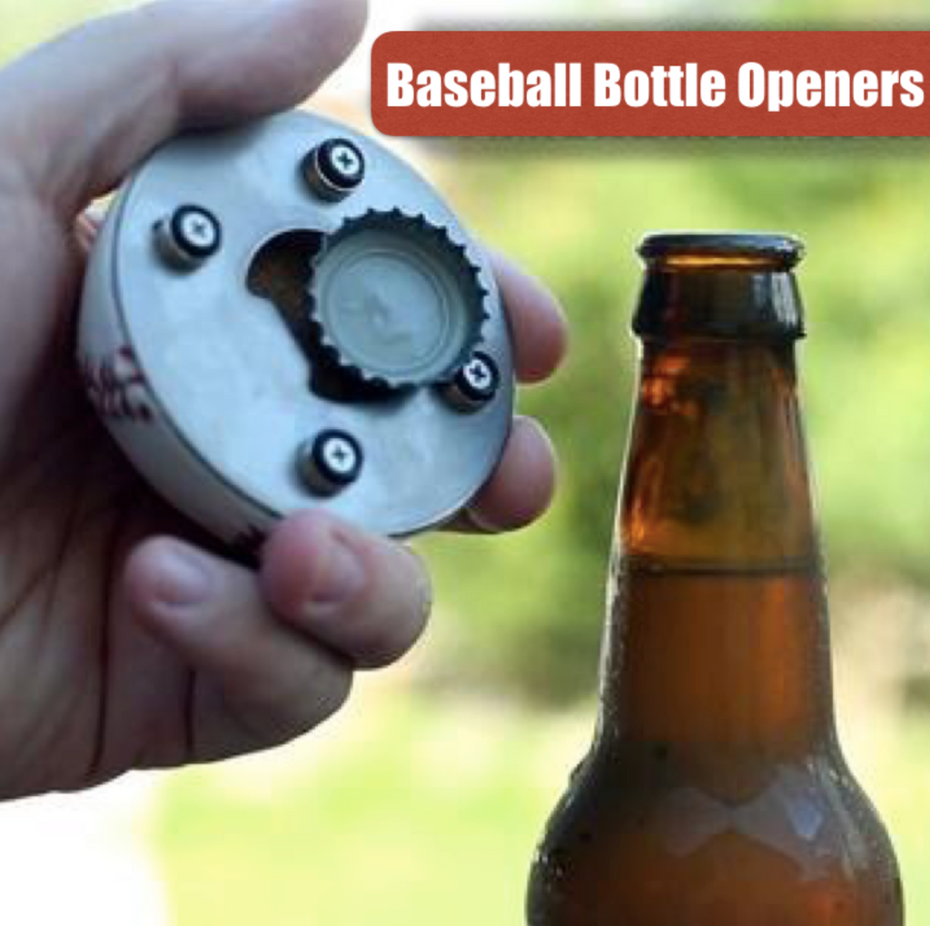 Old Glory "Cutter" - Half Baseball Bottle Opener