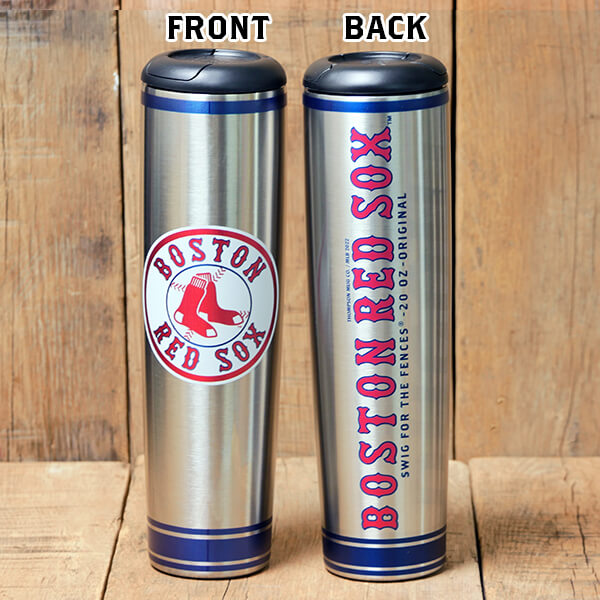 Boston Red Sox Metal Dugout Mug | Stainless Steel Baseball Bat Mug